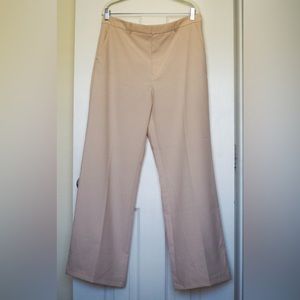 NWT Mango Suit cream pants Women size XL (EU 42) office ecru beige elegant